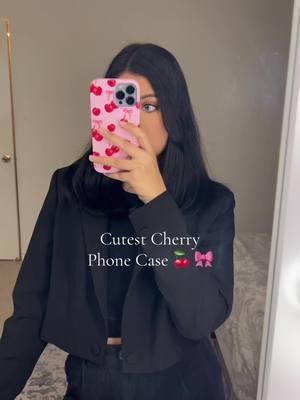 Cutest cherry iPhone case❤️🍒🎀 #cherryiphonecase #13promax #iphonecase #ttshop #creatorsearchinsights #cutestiphonecase 