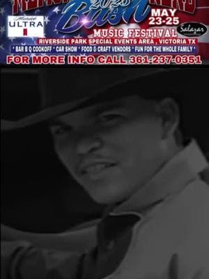 Memorial Bash 2025 Artist(s) confirmed Micheal Salgado will be part of this years festivities! Pre-Sale ticket info to be announced soon! #memorialdayweekend #bash #2025 #musica #festival #event #artist #announcement #micheal #salgado #victoria #tx #saludos #musicmusicaymas #salazarpromotions 