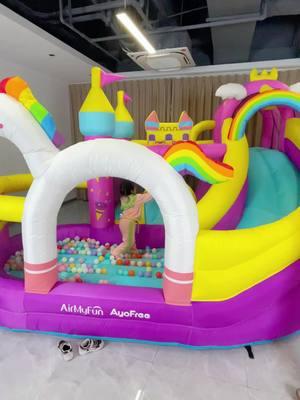 POV: Your little one just found her happy place in this dreamy unicorn castle. 🦄✨#airmyfun#birthdaygift #usa #FamilyFun #bouncehouse #kidsparty #kidstoys #funtoys #birthdaygiftideas #familytime #bouncers #giftideas #FunForDays #ToddlerFun #christmas #fy #kidsfun #indoorplaytime #AirMyFun