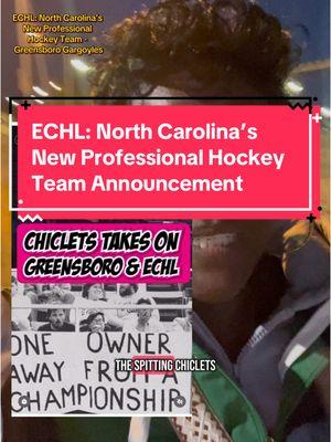 It’s been officially announced! The new professional hockey team coming to Greensboro, North Carolina starting in the 2025-2026 season is named the “Greensboro Gargoyles”! Tonight was the team name announcement and logo reveal. Looking forward the learning more about NC’s new ECHL team! #echl #NHL #hockey #greensboro #hockeytok #hockeytiktoks #hockeytok #sports #sportstiktok #fyp #foryoupage #fy #spittinchiclets 