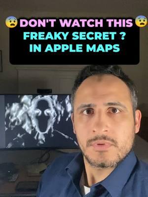 There is a secret____ what? hidden in your Apple maps? It's pretty scary.😰 A lot of people are freaking out about this video. 😨 Can you guess where it is?  #applemaps #apple #appletips #iphonetips #iphonetricks #iphones #iphone 