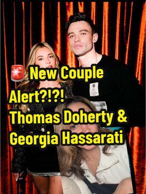 Georgia Hassarati Upgrading to Thomas Doherty?!?! 🥰 #thomasdoherty #tellmelies #georgiahassarati #harryjowsey #toohottohandle #celebritygossip #celebritynews #greenscreen 