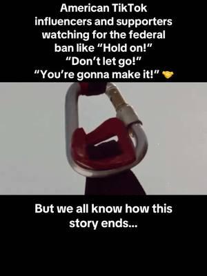 “We’re not gonna lose you, buddy!” #tiktok #ban #cliffhanger #holdon #staystrong #hope #faith #selltiktok #buytiktok #sell #buy #bigbag 