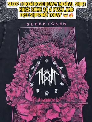 Sleep Token Rose Heavy Mental Shirt, price same as a pizza and Free shipping today 😱🔥❤️‍🔥😎#sleeptoken #sleeptokenworship #sleeptokenband #sleeptokenlive #trending #viralshirt #retroshirt #oversize #shirt #sweatshirt #fyp #sweaterweather 