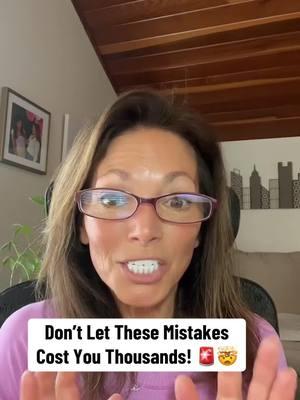 Don’t let these mistakes mess up your investments. Be strategic and follow the rules! #buildwealth #realestateinvesting #womeninrealestate #sdira 