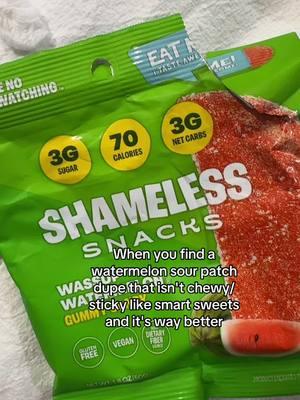 #healthygummies #healthysnacks #fyp #shamelesssnacks #sourpatchwatermelons #dupe 