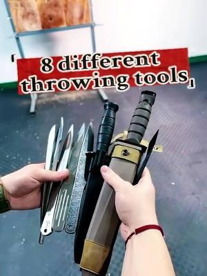 8 favorite throwing tools with no spin #ninja #coldweapon #throwingknife 