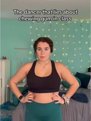 Have you ever chewed gum during class? I hope not #fyp #dance #dancer #danceclass #danceteacher #dancelife #pov