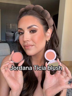 Current obsession is this Jordana Ticia Cosmetics blush in Honey Pie 🤍 #blush #peachblush #creamblush #powderblush  