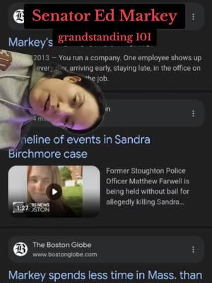 Grandstanding: the act of behaving in a showy way to impress others or gain an advantage. It can also involve speaking in a way that draws attention and influences people's opinions. Example: An elected official who acts in a way to impress the public or media  #tiktokban #edmarkeytiktok #edmarkey #massachusetts #boston #politicalnews #senator #massachusettsstatepolice #lawyersoftiktok 