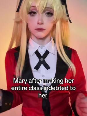 All that to get clocked during rps is crazy | ib: @🎀⛓️👾| #kakegurui #marysaotome #kakeguruicosplay #mary #marysaotomecosplay #saotomemary #marycosplaykakegurui♦️♣️  #marycosplay  