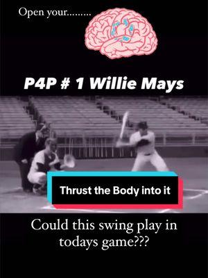 If you want to dive into different swing moves and discover some new things that probably go against  “modern day” swing thoughts…… FOLLOW @the_swing_mechanic (insta) - Jaime Cevallos his breakdowns and swing fundamentals work through golf and baseball make my swing brain happy! He has written books on the topic and came up with a Pound for Pound list of players which is pretty intriguing.  Willie Mays was pretty good at hitting, right……..? #hittingthoughts #p4plist #baseball #swingart #halloffame #top3