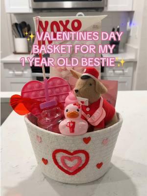 could this really be my last holiday gift basket I share with you all?🥺 #ValentinesDay #toddlermom #targetbullseye #targetfind #firsttimemom #motherhood #valentinesdaybasketideas #lovebasket #momtok 