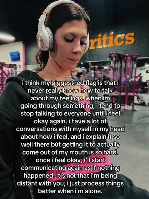 My biggest Red Flag 🚩🚩#Fyp #Foryoupage #foryourpage #Foryou #Relationships #Redflag #Myhead #Distance #Isolatiom #Selflove #Me #feelings #Respect #Relate #talking #Overthinking #Mind #Process #Alone #introvert #Gym #Therapy #Healing #selfawareness 