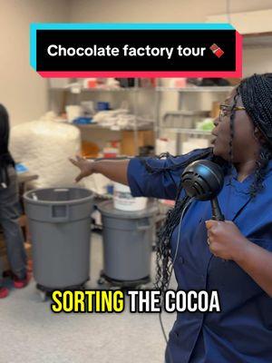 A slightly unhinged look at where the magic happens.  It’s so dramatic because we wanted all the sighs for the gen-z editing trend. 😂 but enjoy! #cocoaasante #chocolatefactory #chocolatemaker #tour 