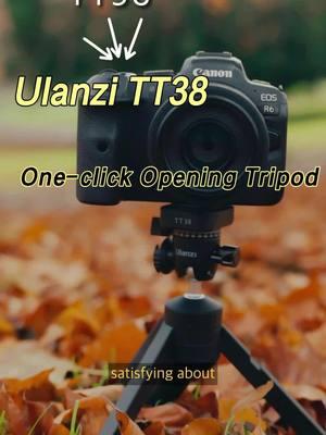 One click to open the tripod legs, easy to switch it from hand mode to tripod mode. Find more features about Ulanzi TT38! #ulanzi #ulanziTT38 #vlogpod #vlogtripod #ulanzitripod #tripod #cameragear #cameratripod #contentcreator #tiktokmademebuyit