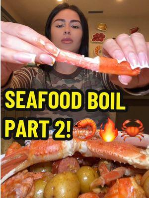 SEAFOOD BOIL MUKBANG #fyp #seafoodboil #seafoodboilsauce #saucy #eataseafoodboil #seafoodlover #snowcrablegs #crableg #crablegmukbang #seafoodboilmukbang 