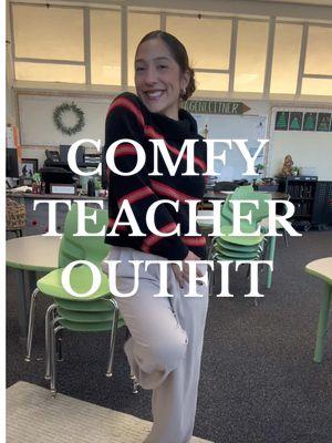 This week I am aiming for comfy outfits! #teacheroutfit #teacherfit #teacherootd #OOTD #teacherlife #lifeofateacher ##comfyteacheroutfit 