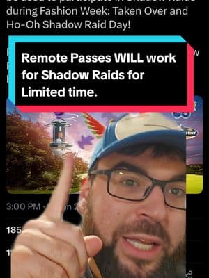 This is Actually Insane! SHADOW RAIDS THROUGH REMOTE PASSES?! Which Shadow Raid will you remote into First? #Pokemongo #Pokemongotiktok #Pokemongoraids #pokemongocommunity #pokemongoevent #fasionweek #shinypokemon 