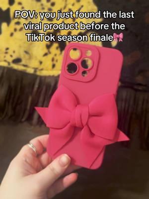 The girlies that get it, get it🎀✨🪩 #bowphonecase #bowcase #tiktokseasonfinale #savetiktok 