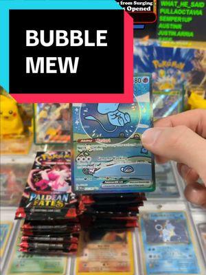 BUBBLE MEW FOR THE MASSIVE WIN!  #psa #creatorsearchinsights #TikTokLIVE #ripnship #LIVEhighlights #pokemonripnship #pokémontiktok #giveaway #tiktokshopfinds #Pokémon #LIVEIncentiveProgram #LIVE #PokémonShop #ripnshippokemon #TikTokShop #pokemon #LIVEHighlights 