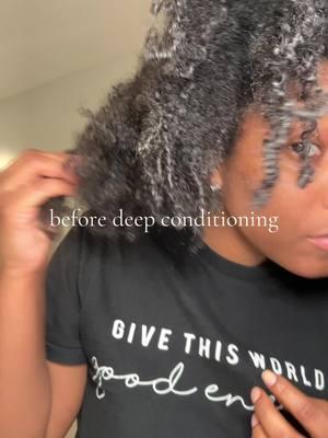 After 3 weeks I needed this 🙌🏾🙌🏾  #deepconditioning #deepconditioner #hairmask #hairmasque #deeptreatment #curlyhairroutine #naturalhair #type4naturalhair #blackgirl #blackcontentcreator #blackgirlcontentcreator  #creatorsearchinsights 