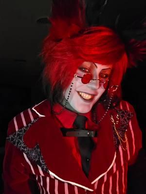 This was supposed to be a transition video but uhhh, that didn't happen oops #hazbin #hazbinhotel #hazbinhotelcosplay #alastorhazbinhotel #alastorhazbinhotelcosplay #alastorcosplay #alastor 