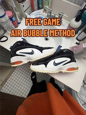 Air Bubble Method #sneakerhead #teammalimar #sneakernews #fypl #sneakerheadsbelike #airbubble 💯 #tipsandtricks #freegame #yaheard #foggy #cleargenius #youwelcome #sneakertok #shoeaddict #fypagee #sneakers #og #pennyhardaway 🔥 #knicks #2005 #oldschool #sneaks #shoeaddiction #tricksandtips #fyp 