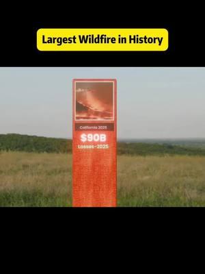 Largest Wildfires In History #comparison #wildfires #losangeles #history #largest #explore #fyp 