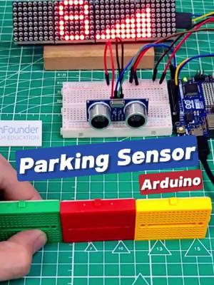 DIY Distance Visualizer with LED Matrix & Arduino  #DIY #arduino #electronics #stemeducation #sunfounder #stemeducation 