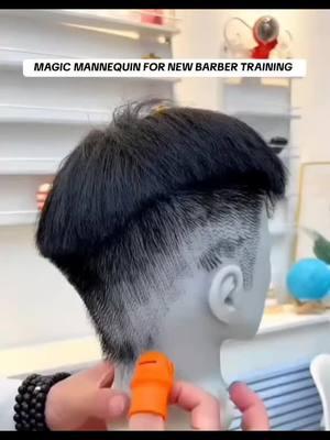 Learn to fade with the Magic Mannequin available at https://barberjungle.com/product/barber-magic-mannequin-hair-regrowth-head/ #barberlife #barber #barbershop #barbershopconnect #barbertok #shopping #haircut #taper #fade #barbersupply 