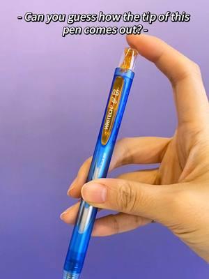 The new pen is here! 🎉 But... how the tip of this pen come out? 🤔🌌 Take a guess! #writech #trending #fyp #pen #gelpen #stationery #stationeryaddict #penaddict #writing #newarrival