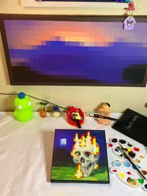 Just a hobby 🙄🙄  #pixelmania #fyp #Minecraft #painting #drawing #fypシ #minecraftcosplay #minecraftirl #minecraftdiy