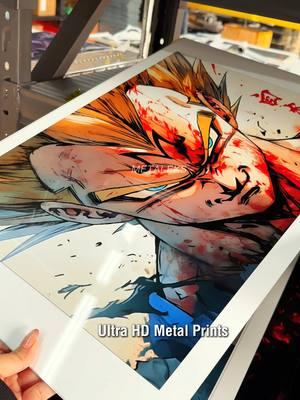 Trust us, these prints are gonna knock your socks off.🤜🤛 #otaku #onepiece #dbz #naruto #poster #customize #anime #gift #art #fyp #usa #metaleks #metalprints #wallart 