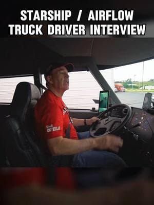 StarShip / AirFlow Truck Driver Interview #interview #trucking #truck #semitruck #starship #airflow #supertruck #truckinghistory #trucks #truckersoftiktok #truckdrivers #trucker #viral #fyp