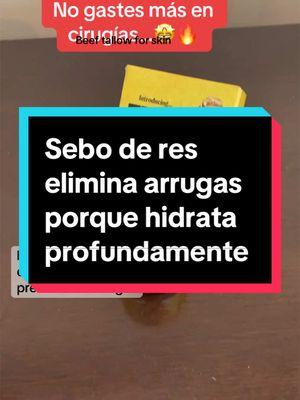 Trending skincare, beef tallow…no gastes más en cirugías con el sebo de res.. #creatorsearchinsights #trendingskincare #beeftallow #seboderes #moisturizer #reducewrinkles #eliminaarrugas