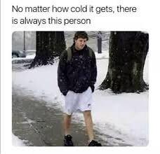 If you know these people (and we all do), ask them what their deal is. #reaction #fypシ゚ #foryou #fyviral #fyp #fypp #foryour #foryourpagetiktok #winter #cold #toocold #toodamncold #cargopants #thatoneguy #funny #humor 