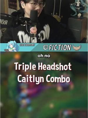 Triple Headshot Caitlyn Combo #leagueoflegends #challengerlol #leaguestreamer #adc #caitlynlol #botlane 