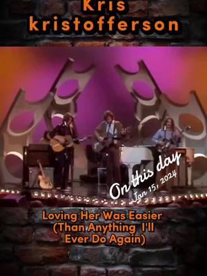 Revisiting A Post From Last Year-#onthisday  Kris Kristofferson Performing On The Midnight Special TV Show In 1973-"Loving Her Was Easier  (Than Anything I'll Ever Do Again") #KrisKristofferson  #MidnightSpecialTVShow  #1970sMusic #1970s #70s #70sStyle #70sHair #70sfashion #70sbaby #70smusic #70stvshows #BringBackThe70s #70sVibe #ClassicCountry #RealCountryMusic #Country #CountryMusic #ClassicRock #RockMusic #Popmusic #FolkRock #SingerSongwriters #4upage #4U #MusicVideos #Musician #Nostalgia #OldSchool #OldiesButGoodies #BringBackThe70s80s #Vinyl #VintageStyle #VintageMusic #VintageHair #VintageClothes #memoriesbringback #Nostalgia #OldSchool #VinylCollection #GenX  #GenerationX #genxcrew #FYPPage #TrendingVideo 