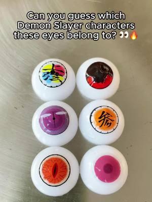 Can you guess which Demon Slayer characters these eyes belong to? 👀🔥 #eyeza #coloredcontacts #eyezalens #contacts #cosplaylenses #makeup #graylenses #contactlenses #demonslayercosplay #demonslayer 