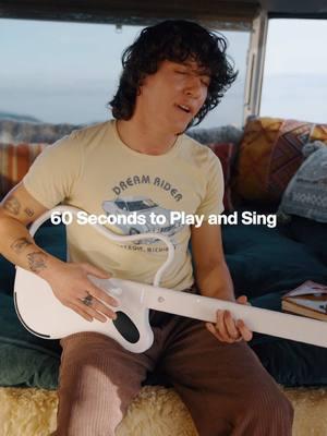 Watch how easy it is to play.    LAVA GENIE: 60 Seconds to Play and Sing. #LavaGenie #smartguitar #samplerguitar #singers #singersongwriter #singer #stringlessguitar 