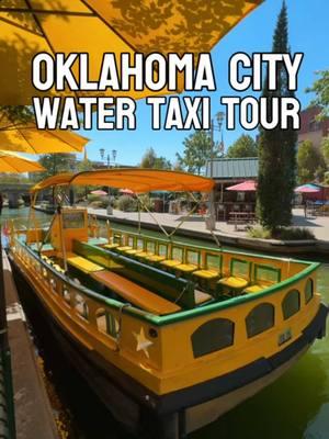 Oklahoma City Bucket List Must— Bricktown Water Taxi ⛵️✨ 📍 111 S Mickey Mantle Dr, Oklahoma City, OK 73104 🕐 Sun- Sat 10-9pm 💰 $4-13 #oklahoma #oklahomacity #okc #visitokc #travel #bricktown #bricktownokc #kcinfluencer #watertaxi#CapCut 