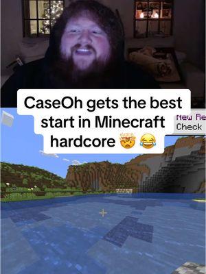 CaseOh gets the best start in Minecraft hardcore 😂 #caseoh #Minecraft #minecrafthardcore #caseohgames #caseohclips #caseohfunnymoments #caseohgamestwitch #clips 