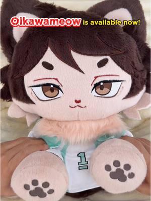 Oikawameow is available now! #oikawa #oikawatooru #tooruoikawa #iwachan #oikawaplush #oikawaedit #iwaizumi #haikyuu #haikyuuedits #haikyuuboys #haikyuumeme #anime #animeedit #animemerch #plushies #plush #plushtoys #fyp 