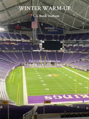 This was SO fun!! I had no idea they even had this here😱 If you’re looking for a fun activity that doesn’t involve being outside in the -15° MN temps, check this out!! 🛼🤘🏼🎸 #usbankstadium #vikings #skating #rollerblade #inlineskating #fun #winteractivities #minnesota #mn 