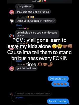 Better believe ima give them the green light every time . I told them maybe it was a misunderstanding but when i read the texts from the GC , the girl asked Pay “ do you need that ?” Over some stupid sht . I ain raising no trouble makers either , I’m raising beautiful black queens who will defend themselves at any giving moment 🫶🏽🔐🤺🫱🏾‍🫲🏽❤️ done told the administrators and all , nobody won’t tryna do sht , so she will 🫶🏽🔐🤌🏾 next CALLER 👏🏽👏🏽👏🏽👏🏽 #fyp #kids #fight #funny #maee #paypay 