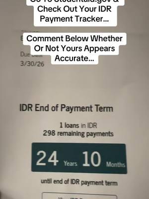 How To Find Your IDR Payment tracker!! 1/15/2025 #studentloans #studentloandebt #studentloanforgiveness #studentloan #idr #pslf #idrplan #usdeptofeducation #studentaid #studentaiddotgov #paymenttracker #loanforgiveness 