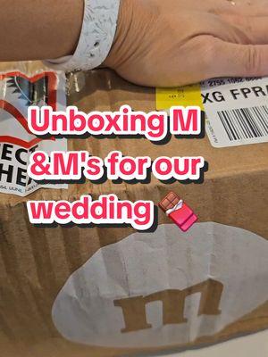 Unboxing the sweetest treat for our wedding guests! 🍬🎉 M&M’s bags filled with love and color! 💖 #WeddingFavors #MMsTreatBags #GuestGifts #WeddingUnboxing #wedding @M&M'S US 