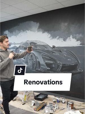 Big Renovations Going Down At The Blackline HQ 👀 @Jon McKnight  #blackline #carcleaningproducts #shop #community #warehouse #mural #detailinggarage 