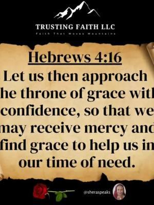 I needed this scripture today! Sometimes I need to be reminded that I can come to GOD with confidence when I know that I am within HIS will and ask for help in my time of need. GOD'S grace is sufficient and HIS power is made perfect in my weakness. (2 Corinthians 12:9) Our battle is not over, we still have urgent needs! But I'm standing on the Word of GOD! Ask and it will be given,  seek and you shall find, knock and the door shall be opened to you. I'm asking GOD to move in our situation,  I'm seeking HIS face and I'm knocking out every wall, block and hindrance standing in the way. 🙌🏾🙌🏾 Today we need to see GOD move in our lives and the best thing to do is trust GOD to do it in Jesus name. . . #daily #scripture #scriptures #faith #wordofGod #bible #verse #bibleverse #psalm #proverbs #wordsofwisdom #wisdom #prayer #power #inspiration #pray #word #biblescriptures #powerful #message #Jesus #JesusChrist #blessed #blessing #quotes #sheraspeaks #trustingfaith #trustingfaithllc #Love #trustGOD 